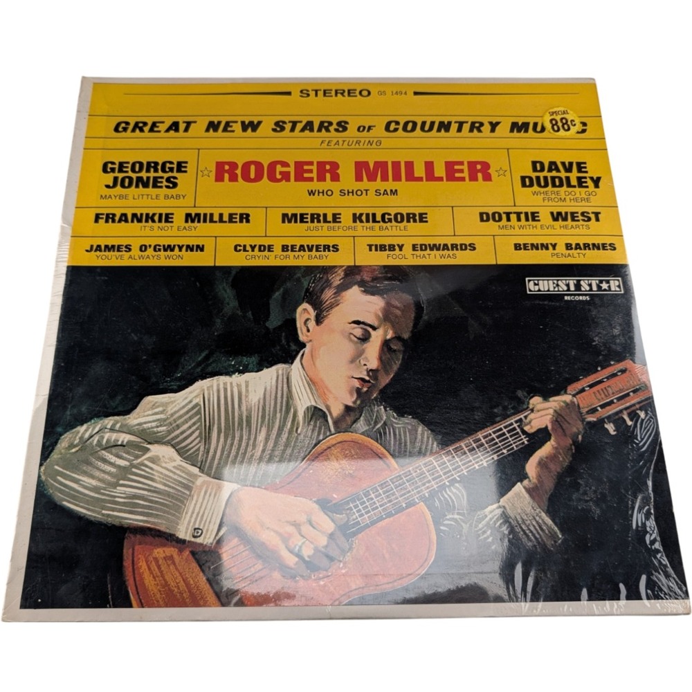Guest Star Great New Stars of Country Music LP 12" Vinyl New Sealed GS 1494
